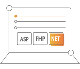 支持ASP、PHP、.Net等多種語言開發(fā)